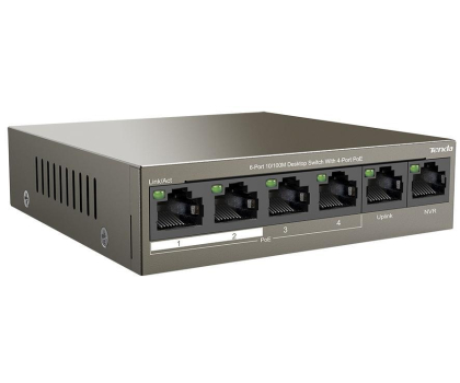 Switch Tenda TEF1106P 4 porty Fast Ethernet Poe 63W